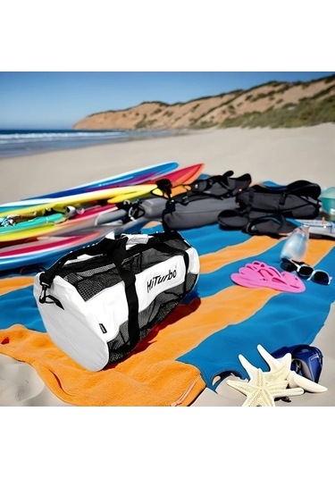 Sandwich Motion003 Hiturbo 60l Gri Plaj Ekipmanı Çantası - Dayanıklı Oxford Kumaş Gri