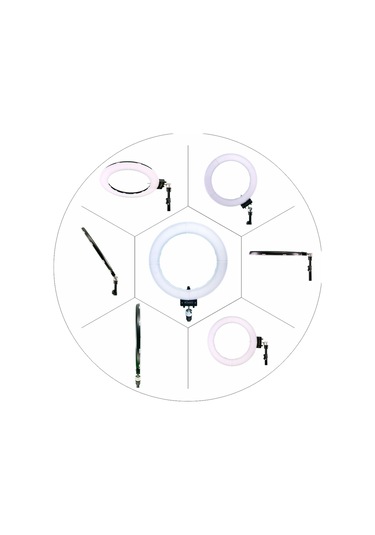 18 inch 55 watt Ring Light Samsung Uyumlu Led Çantalı