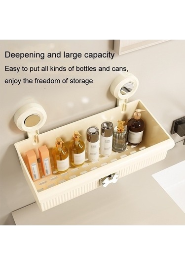 Tongxida Bosphorusboutique Vantuzlu Stil: Sones Sepet, Rafı Rafı Nb Monte Krem Duvara Drenaj Depolama Çıkarılabilir Büyük Bo Diğer