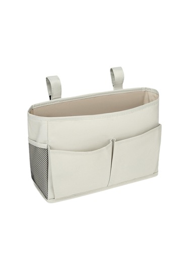 Homyl Dergi Için Başucu Caddy Asılı Yatak Düzenleyici Hafif Açık Gri