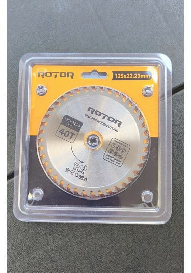 Ahşap Kesme Diski Rotor 125 22,23 40t