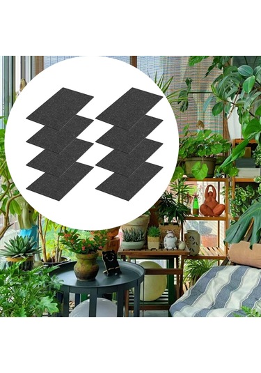 Suntek 8 Adet Kılcal Mat Siyah Bahçecilik İçin Otomatik 33x20-cm