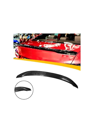 Honda City Rs Bagaj Üstü Spoiler Parlak Siyah Spoyler Plastik İthal