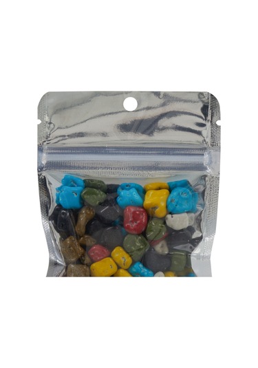 8,5 Cm X 14,5 Cm + 2,5 Cm -100 Adet Şeffaf Metalize Doypack 1 X 25 100'lü