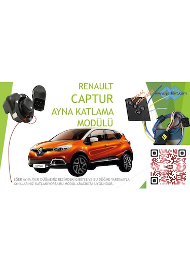 Renault Captur Kilide Duyarlı Ayna Kiti