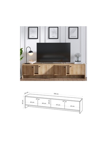 Decormet Jimmy Tv Sehpası Safir Meşe -dec-20046 Diğer