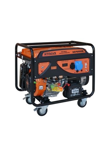 Atimax AG10000E 9 Kva Benzinli Marşlı Monofaze Jeneratör