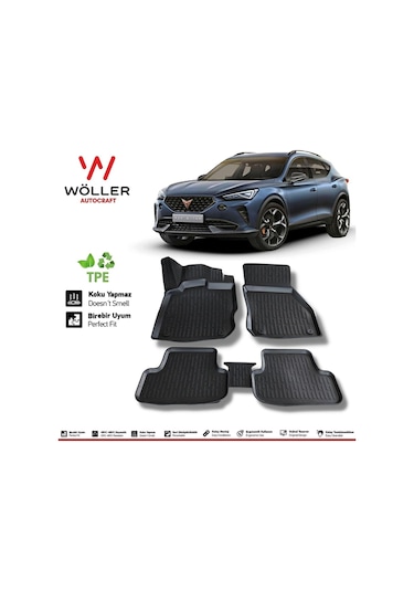 Cupra Formentor Paspas 2021 Sonrası 3d Havuzlu Paspas