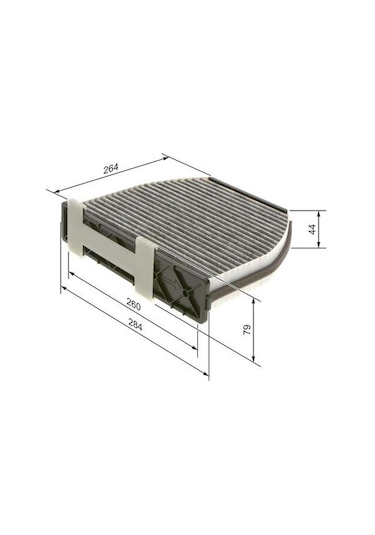 Mercedes C180 Komp W204 Karbonlu Polen Filtresi (2008 - 2011) Bos