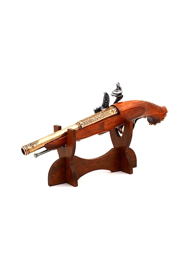 Denix Dekoratif Flintlock Pirate Pistol 36 Cm, 18. Yüzyıl