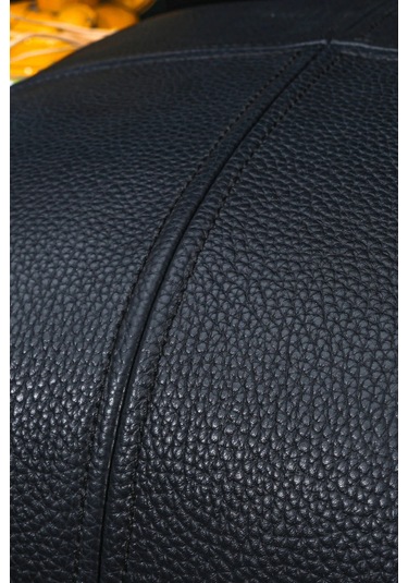 Premium Dekoratif Siyah Deri Kırlent Kılıfı/ev Ve Ofis Için Gerçek Deri 45x45cm Kırlent Kılıfı Siyah