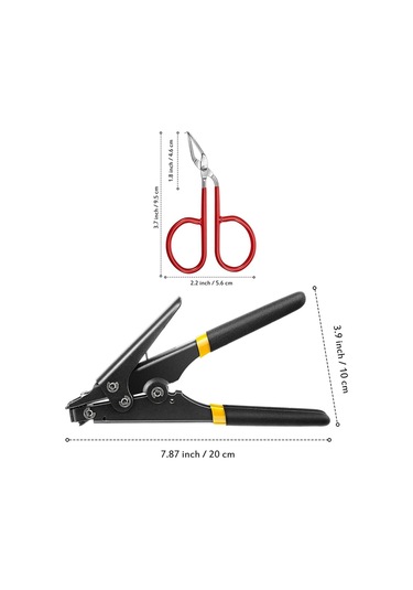 Suntek 2x Fermuarlı Bağ Kesici Naylon Kablo Bağları Çok