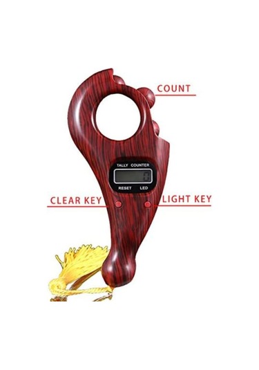 Tesbih Model Dijital Zikirmatik Şeffaf