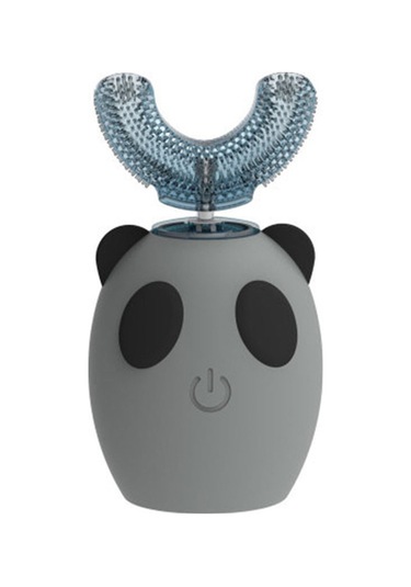 Sones U Şeklinde Güzellik Aleti Ultrasonik Titreşim Diş Usb Şarjlı Çocuk Elektrikli Diş Fırçası, Stil: 8-15 Yaş Arası Koyu Gri