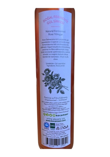 Kocamaar Çiftliği Gül Sirkesi 250 Ml