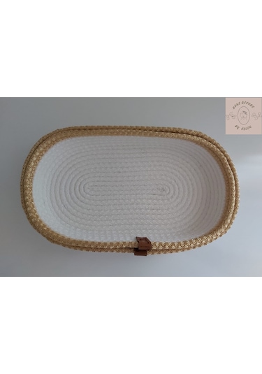 2'li Oval Sepet Takımı (Gold&Ekru) 29x5-25x5