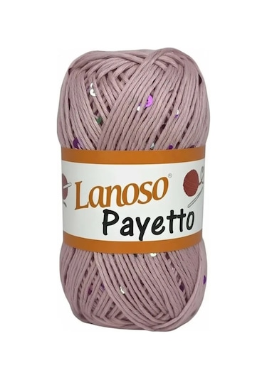 Payetto Fantazi Pullu El Örgü İpi - Pembe