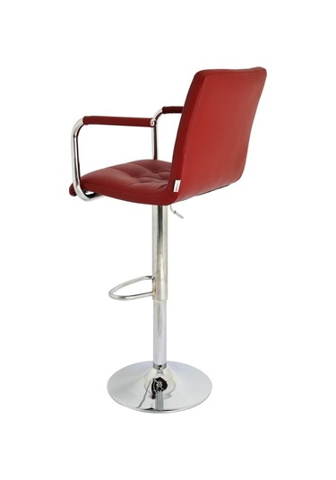 Bürocci Helen Bar Sandalyesi-Bordo-9519Q0102 Çok Renkli