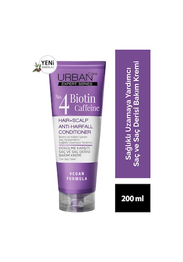 Urban Care Biotin ve Kafeinli Saç Kökü Güçlendirici Dökülme Karşıtı Saç Derisi Bakım Kremi 200 ML