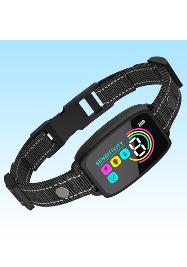 Geeksen Lcd Ekranlı Havlama Tasması Akıllı Şarj Edilebilir Havlama Önleyici