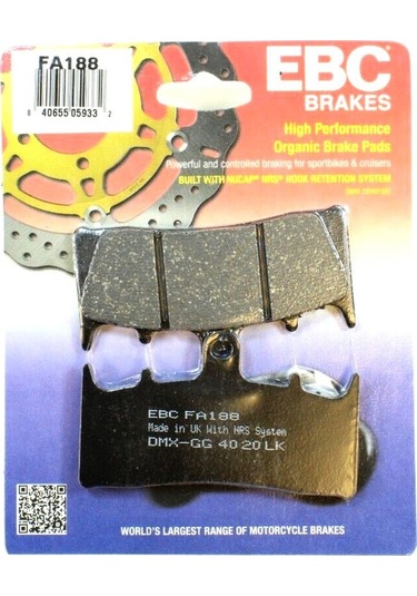 Ebc Fa188 2000-2003 Kawasaki Zx-12 R Uyumlu Ön Fren Balatası