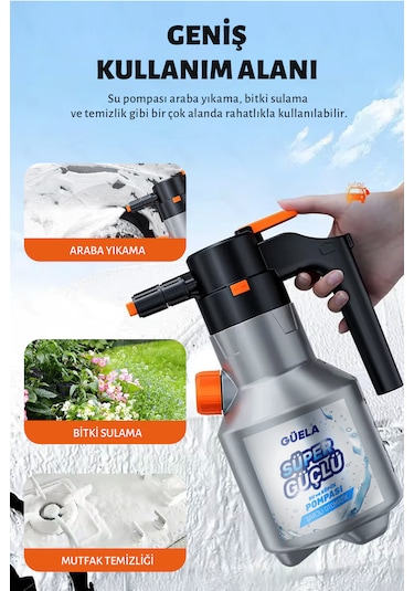 Şarjlı Otomatik Yüksek Basınçlı Oto Araba Temizleme Köpük