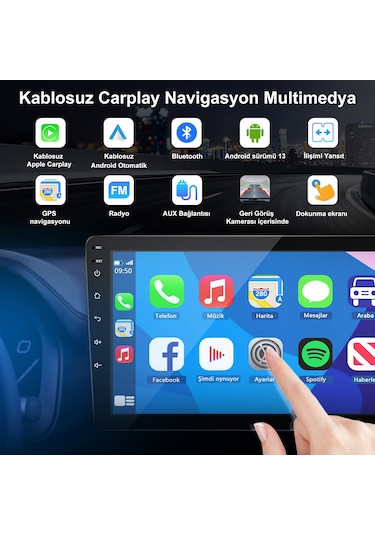 Ford Transit 2021-2024yıl 2gb Ram 32gb Rom Carplay Navigasyon 10"
