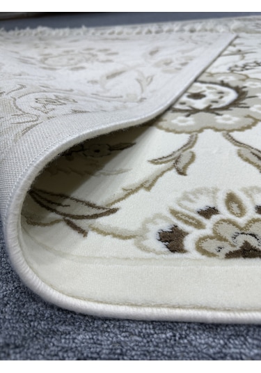 Tiffany Halı Sentez 7004 AV 150x230 Krem Kahve 4 M2 İnce Halı !
