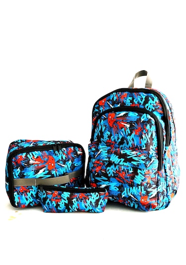 Newbag Örümcek Erkek Sırt Okul Çantası-3'lü Set Yeni Sezon