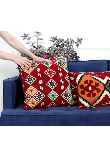 Lorence Home / Esmeli Kilim Kırlent - Lidya
