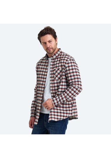 The Crow MANCHESTER Erkek  Kiremit Gömlek