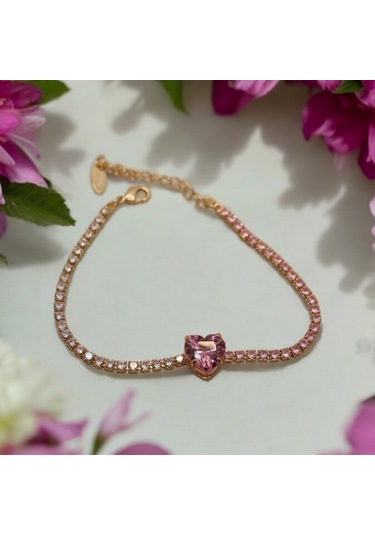 Casera's Kadın Bileklik Csr70124017 Gümüş - Pembe