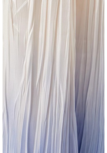 Acler Tifty Ombré Pantolon, Geniş Paça, Pearl Renk Krem
