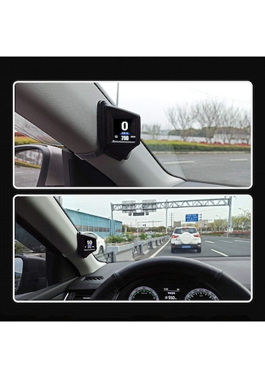Sanal Gösterge Paneli Hud Head Up Display Obd Sistem Yan Direk Obd