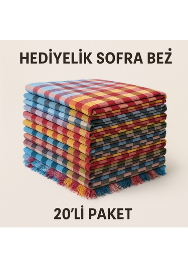 Sofra Bezi 20 Adet Çok Renkli