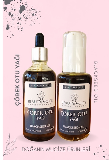 Beauty Voice %100 Saf Çörek Otu Yağı 200 Ml - 2li Set