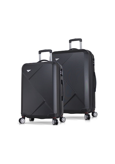 My Valice Diamond Abs 2'Li Valiz Seti (Orta Ve Büyük)