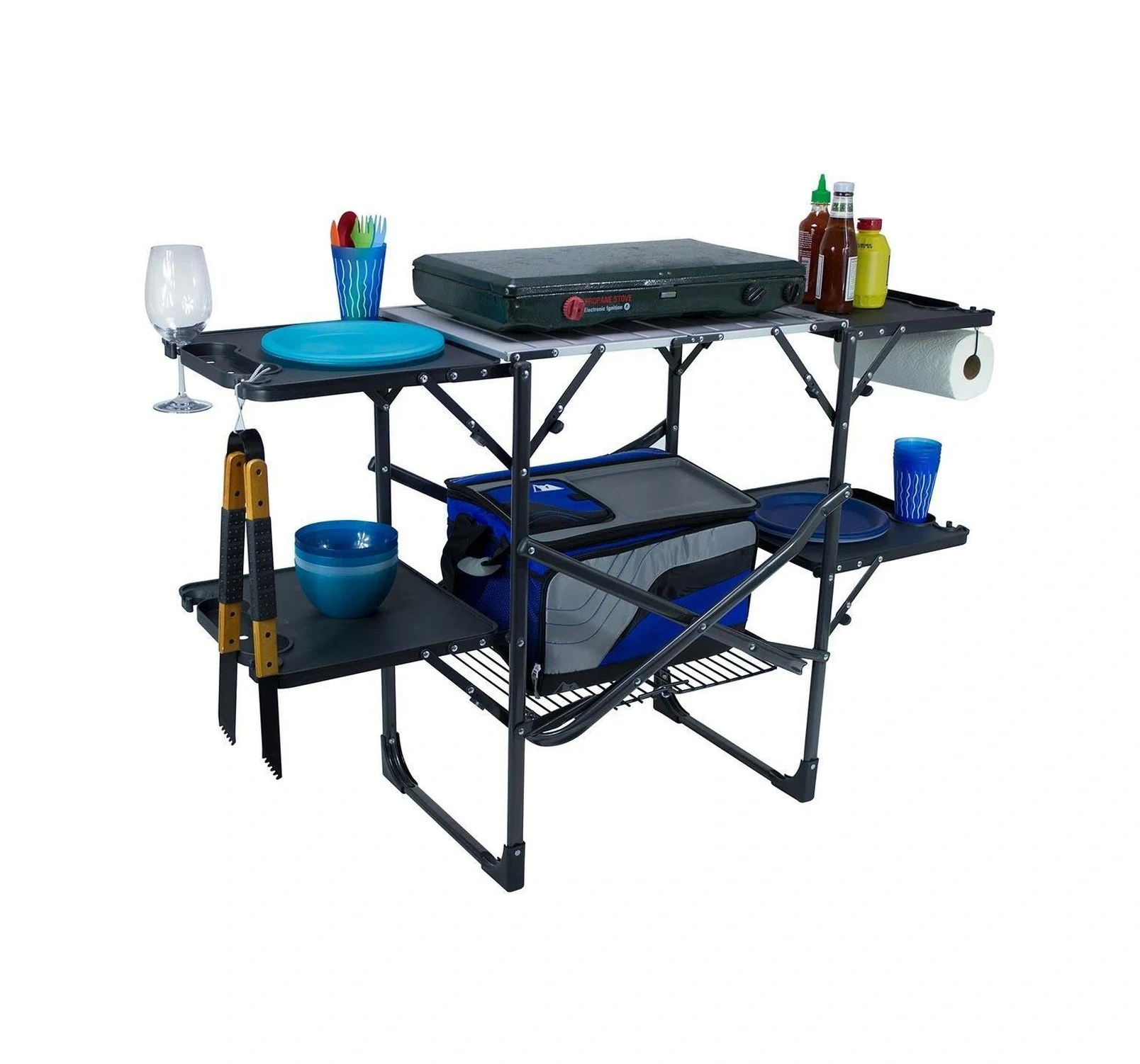 Gci Outdoor Slim Food Katlanır Kamp Masası Gri