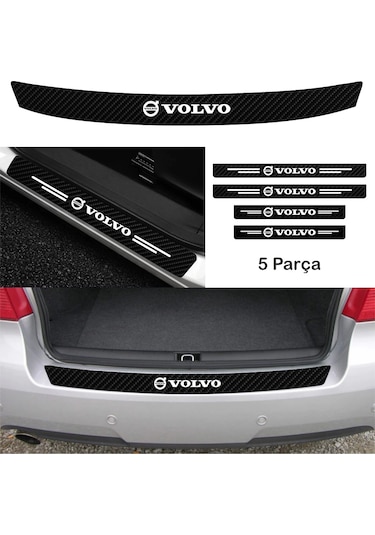 Volvo Bağaj Ve Kapı Eşiği Karbon Sticker Set
