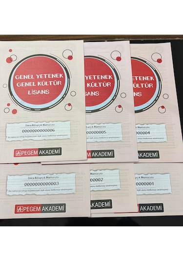 Pegem Yayınları Türkiye Geneli Deneme Sınavları