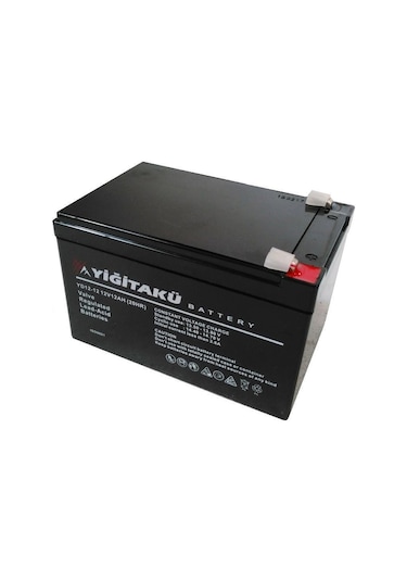 12 V 12 Ah-Amper Ups Kuru Tip Agm Yiğit Akü.Pilsan