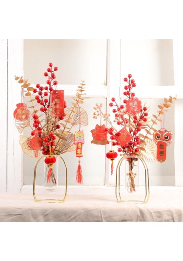 Suntek Geleneksel Çin Yeni Yılı Süslemeleri Aureate-meyve