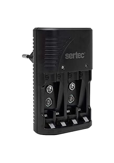 Sertec Stc C9V Aa Aaa 9V Uyumlu 4Lü Pil Şarj Aleti