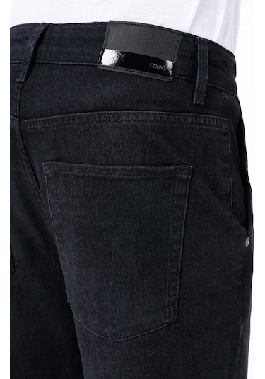 Colins 076 Glen Chino Fit Orta Bel Düz Paça Erkek Siyah Jean Pantolon Cl1068708 Q1.v1 Dn43325 Denim