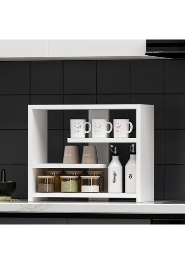 Gupse Raf Atlantik Çam - Beyaz Beyaz