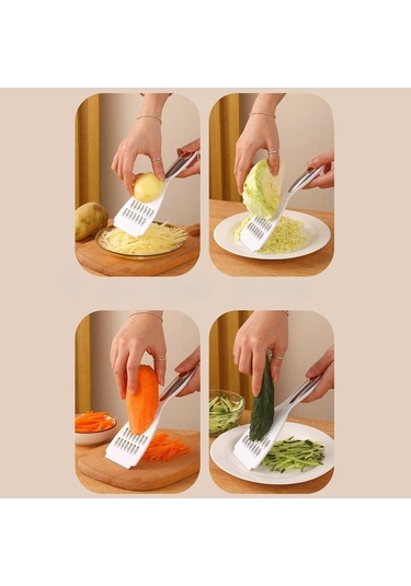 Suntek Lahana Parçalayıcı Dilimleyici El Tipi Patates Beyaz