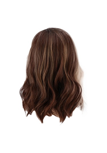 Lebıhmurah Wg2496 Kadın Moda Ön Dantel Peruk Kahverengi Doğal Görünümlü Kadın Cury Peruk