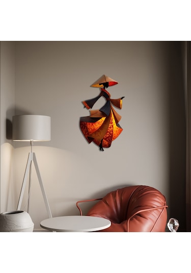 Oryantel Kimono Metal Tablo