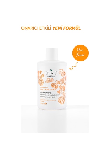 Botanics+ Onarıcı & Güçlendirici Bakım - Bal Kabağı Ve Bitkisel Keratin İçeren Bitkisel Saç Kremi