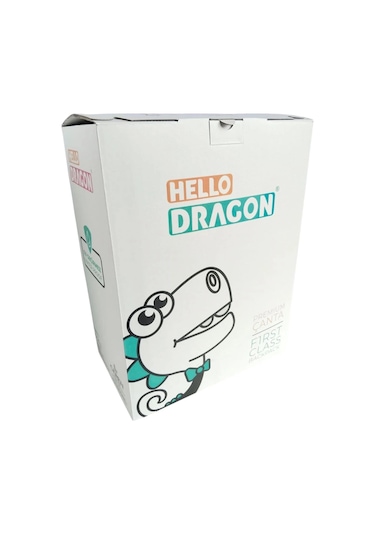 Hello Dragon Omurga Dostu Okul&sırt Çantası Red Cn0011 Desenli